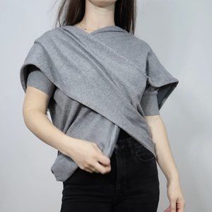 *Grey Shawl, Cardigan, Wrap
